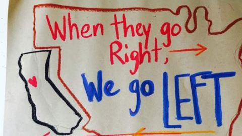 Imagen de campaña del #Calexit en Twitter.