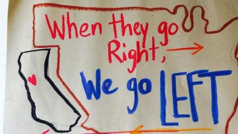 Imagen de campaña del #Calexit en Twitter.
