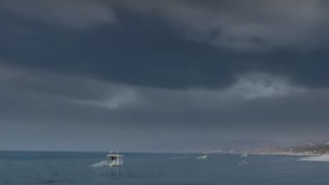 Una de las imágenes que podemos ver a través del visor de realidad virtual "The Owl", instalado en el muelle de Santa Mónica.