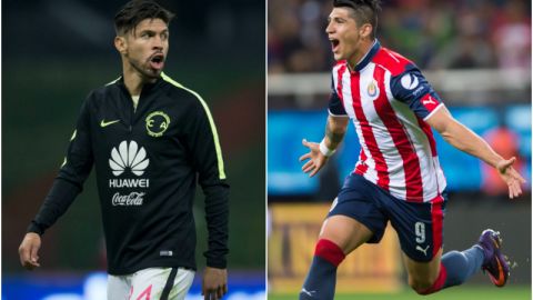 Alan Pulido llega con renovados bríos a la cita del Clásico, mientras que Oribe no vive sus  mejores horas.