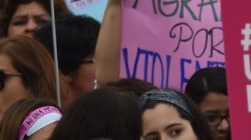 Protestas contra los feminicidios.