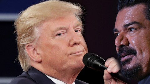 George López y Donald Trump.