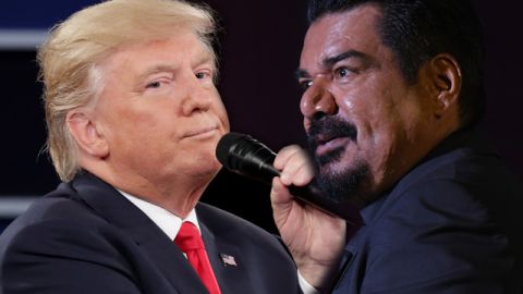 George López y Donald Trump.