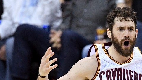 Kevin Love tuvo una noche inolvidable frente a Portland.