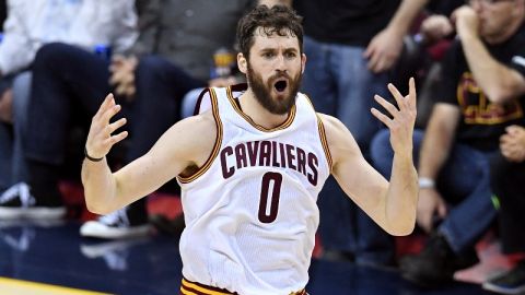 Kevin Love tuvo una noche inolvidable frente a Portland.