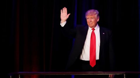 Republican Presidential Nominee Donald Trump Holds Election Night Event In New York City