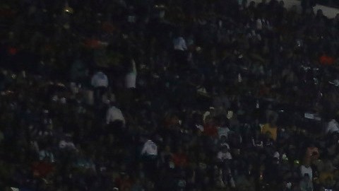 Así lució el Estadio Azteca para el primer juego de lunes por la noche de la NFL efectuado fuera de los Estados Unidos. Los Raiders vencieron a los Texans.