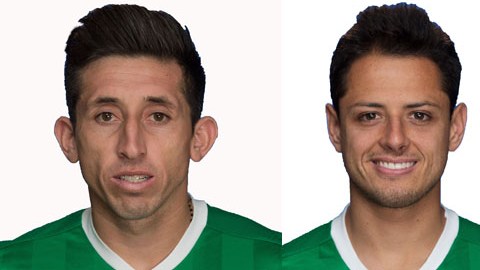Hector Herrera, Chicharito y Raul Jimenez