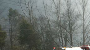 Los restos de un negocio de renta de autos tras el incendio en Gatlinburg, Tennessee. Brian Blanco/Getty Images