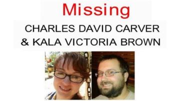 Tras la desaparición de la pareja, alguien empezó a usar la cuenta de Facebook de Charlie Carver y hasta compartió el cartel policial de búsqueda.