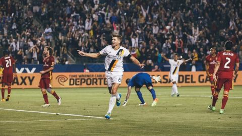 El Galaxy fue el segundo club de Steven Gerrard, que pasó toda su carrera en el Liverpool inglés.