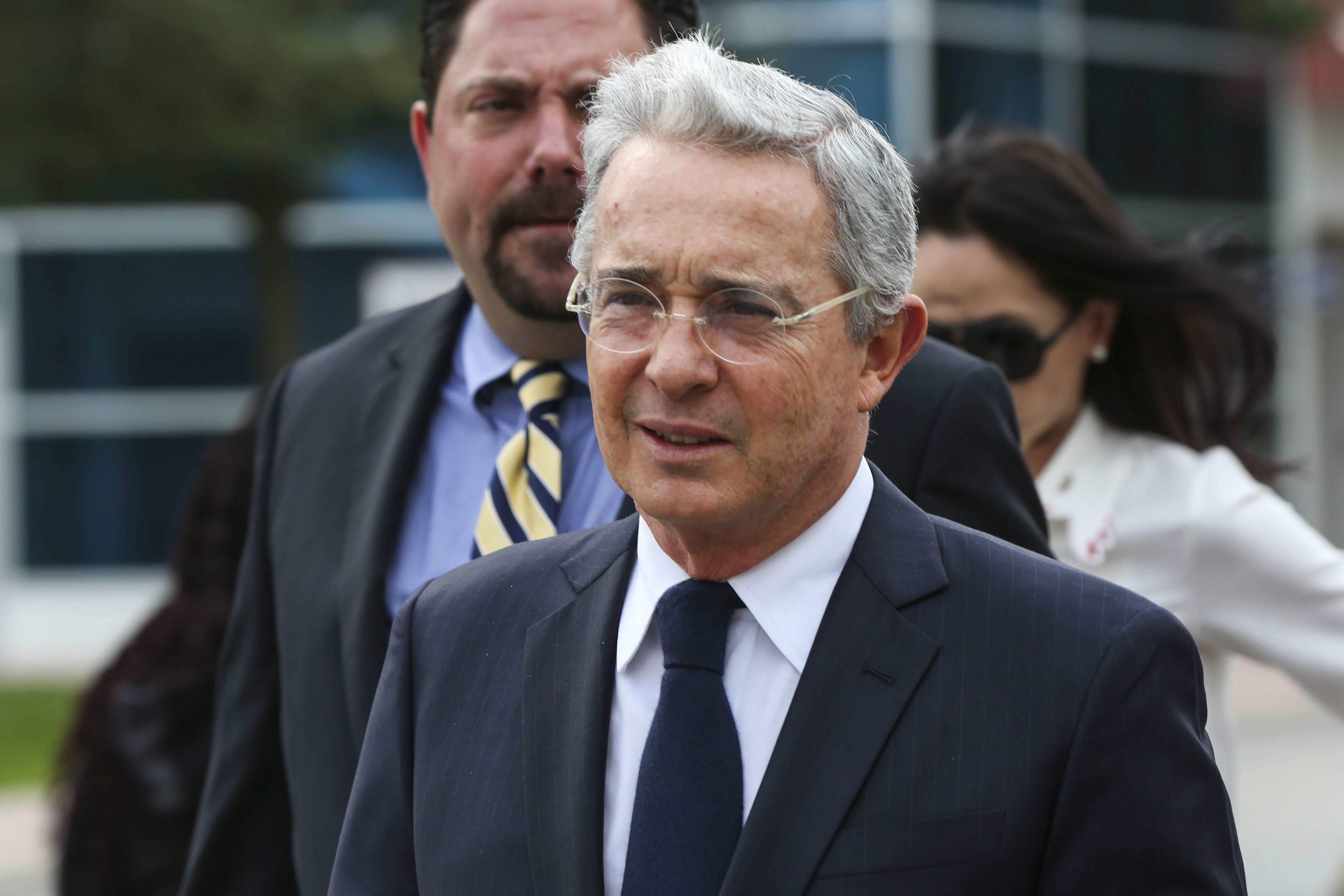 El expresidente de Colombia Álvaro Uribe quien se ha opuesto a los acuerdos con la guerrilla. EFE