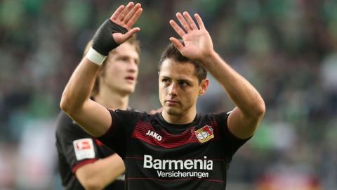 Javier 'Chicharito' Hernández no tuvo suerte en su último partido de 2016.