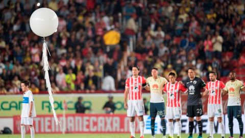 Rayos y Águilas se unieron en oración en Aguascalientes antes de la semifinal de la Liga MX.