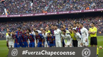 Barcelona y Real Madrid Rindieron homenaje a Chapecoense