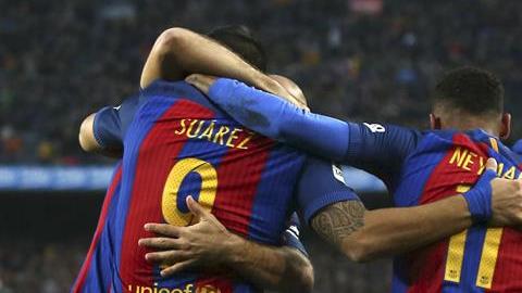 Luis Suarez, Neymar y Messi