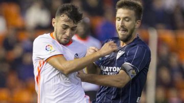 Valencia empató con el Málaga este domingo.