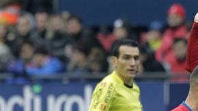 Messi simula una falta