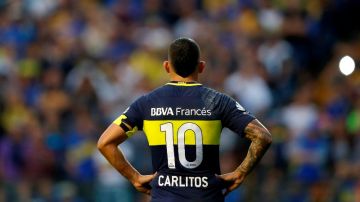Carlos Tevez a su vuelta a Boca Juniors.