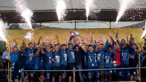 El Motagua se coronó campeón del fútbol hondureño.