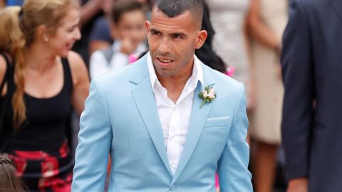 Carlos tevez celebra su boda en Uruguay