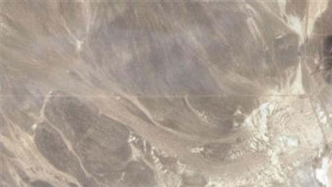 La base de la fuerza aérea de Estados Unidos conocida como "Área 51".  GoogleMaps