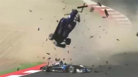 Accidente en la Formula 3