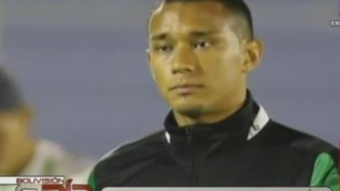 El jugador Paul burton en una imagen de archivo usada por la televisión.