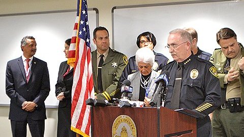 El jefe de la policía de Santa María, Ralph Martin, defendió la actuación de su departamento.