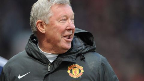 El míster eterno del Manchester United Sir Alex Ferguson.