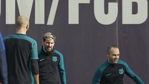 Entrenamiento del Barcelona
