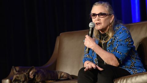 Carrie Fisher destacó por su papel como Princesa Leia en "La Guerra de las Galaxias".