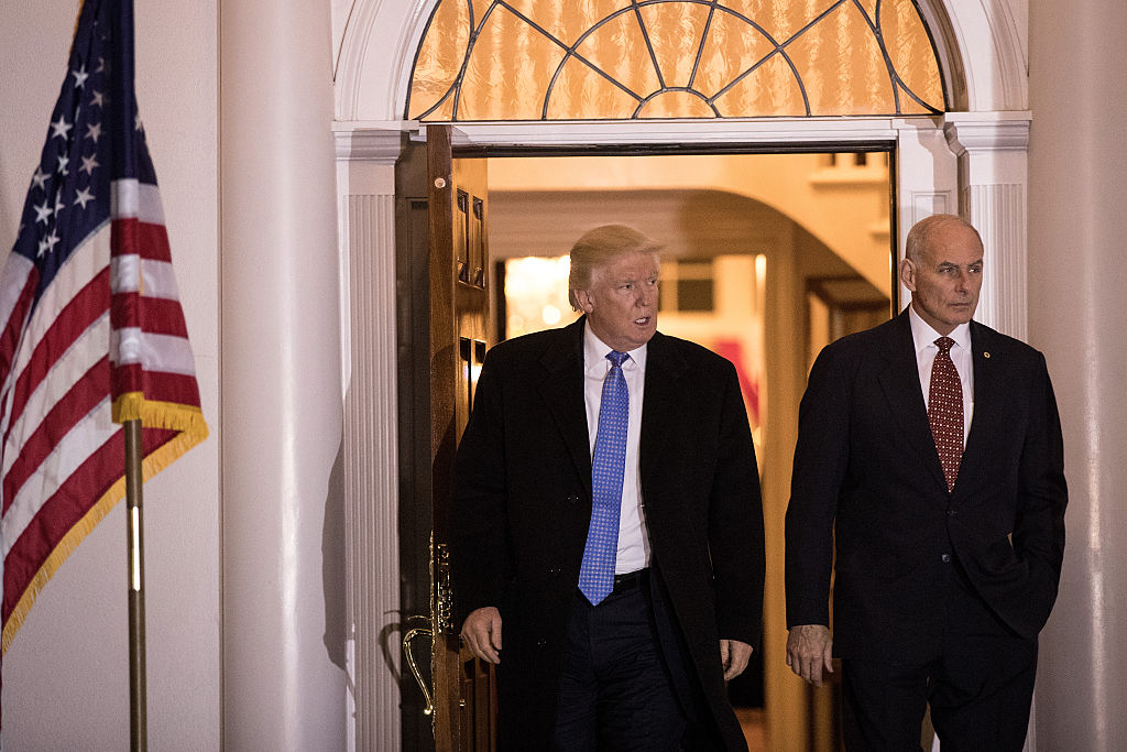 El presidente electo se reunió con el general retirado John Kelly el pasado 20 de noviembre.