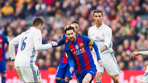 Cristiano Ronaldo y Messi.