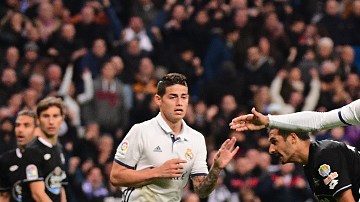 Mariano jugó apenas su tercer encuentro en la liga española, aunque ninguno de titular, y hoy anotó su primer tanto frente al Deportivo.