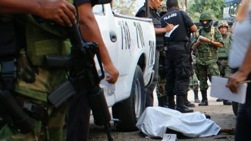 La violencia en México.