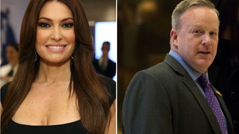 ¿La presentadora de la cadena Fox News, Kimberly Guilfoyle, o  Sean Spicer, principal estratega del Comité Nacional Republicano.