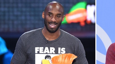 Kobe bryant y Michael Phelps