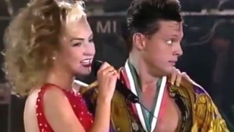 Thalía y Luis Miguel.