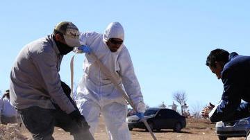 Fosas clandestinas en México.