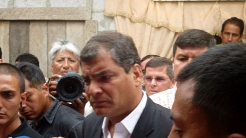 Rafael Correa, presidente de Ecuador.