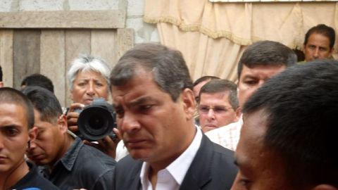 Rafael Correa, presidente de Ecuador.