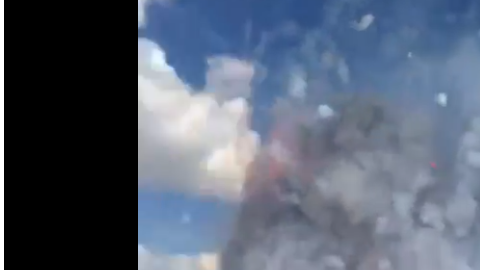 Momentos de la explosión