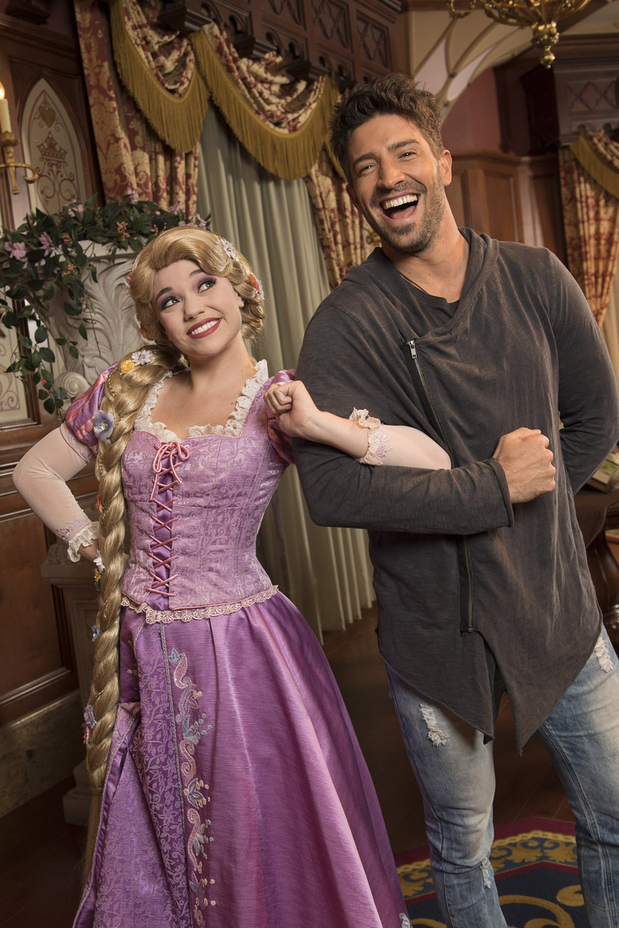 David Chocarro con Rapunzel