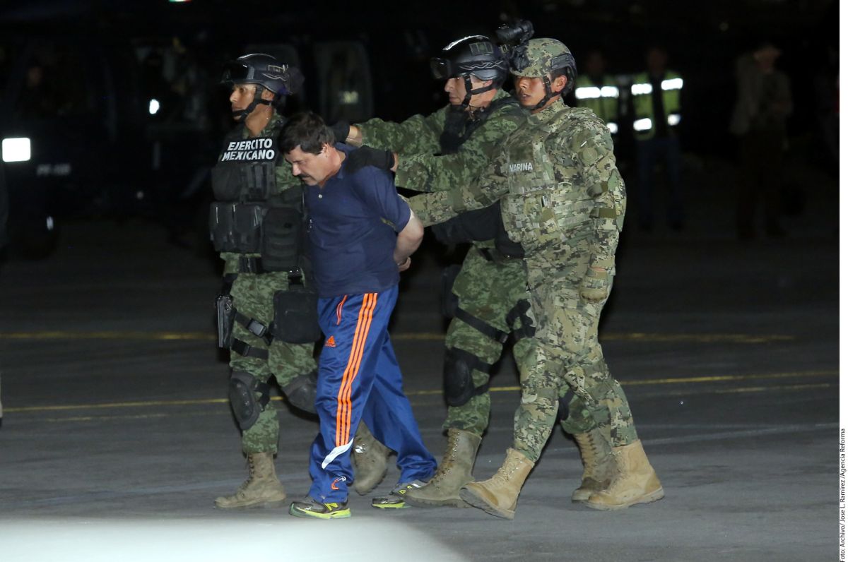 "El Chapo" fue detenido por segunda vez en México en 2015 antes de ser extraditado a EEUU. (Foto: Agencia Reforma)