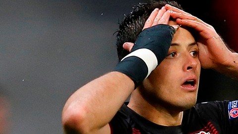 Javier Chicharito Hernández, sigue firme en el Bayer Leverkusen.