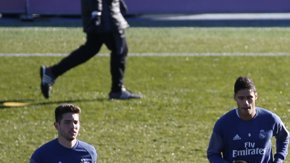 Real Madrid intensifica su entrenamiento de cara a su duelo con el Sevilla en la Copa del Rey.