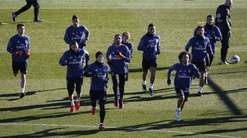 Real Madrid intensifica su entrenamiento de cara a su duelo con el Sevilla en la Copa del Rey.