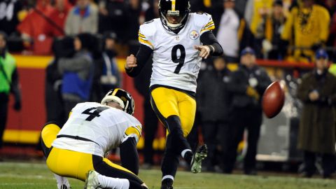 Chris Boswell fue quien le dio la victoria a Steelers.