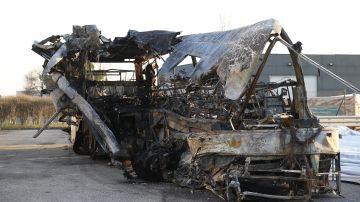Hungarian bus crash in Verona Italia